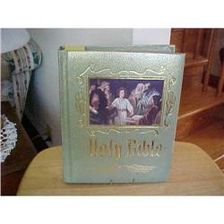 Holy Bible, Leather bound,Pict of Christ on #942948