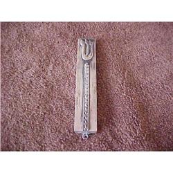Mezuzah with 10 Commanments,sterling #942987