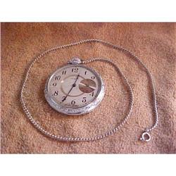 Watch, Pocket, Elgin, stem wind, second hand #943007