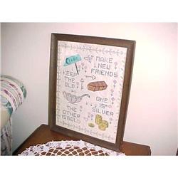 Sampler, Framed; 12 X 15 #943088