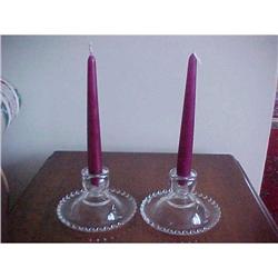 Candlewick, Pr. Candle Holders #943109