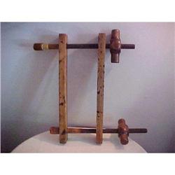 Tool , Wooden Carpenter's Clamp;19X20.5 #943110