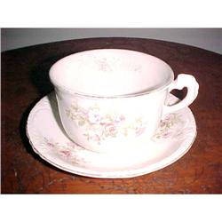 Porcelain China Soup Cup & Saucer, Large #943153