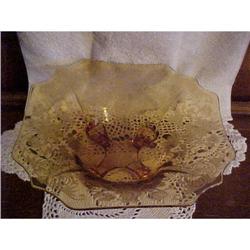 Cambridge Glass Buffet Bowl, amber #943155