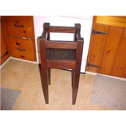 Mission Plant Stand; 12 X 12, 28" tall; dark #943176