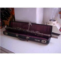 Clarinet & Case; signed, Carl Fisher,Delux #943179