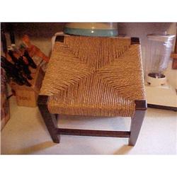 Foot Stool, mission ; new rush seat #943180