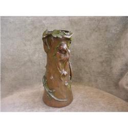 Art Nouveau Bronze Lady Vase Circa 1910 #951249