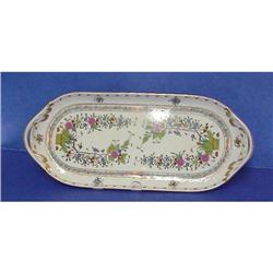 Hand Painted Long serving Dish HEREND #951351
