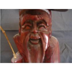 wooden Oriental fisherman #951416