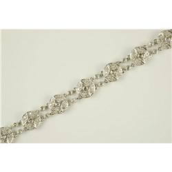 WHITE GOLD  DIAMOND BRACELET STUNNING! #951421