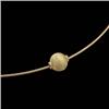 Image 1 : 14k GOLD NECKLACE w  DIAMOND SLIDE  #951427
