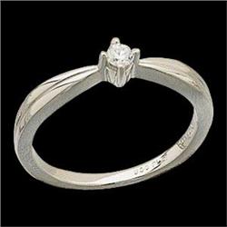 PLATINUM  DIAMOND  ENGAGEMENT RING #951436