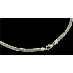 PLATINUM Mesh CHAIN NECKLACE 17 in #951439