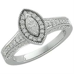 Marquise DIAMOND RIGHT HAND  RING  .75 CTS! #951440