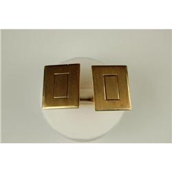 Estate 14k SOLID GOLD CUFFLINKS  #951442