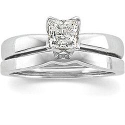  PRINCESS CUT DIAMOND ENGAGEMENT RING .25 CTS! #951463