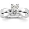 Image 1 :  PRINCESS CUT DIAMOND ENGAGEMENT RING .25 CTS! #951463