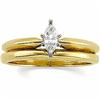 Image 1 :  14k MARQUISE DIAMOND ENGAGEMENT RING #951473