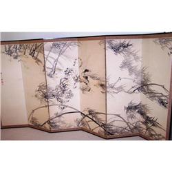 Six Panel Japanese Screen, Late Meiji Period #951492