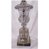 Crystal Lamp---Swirl Design, Marble Base #951495