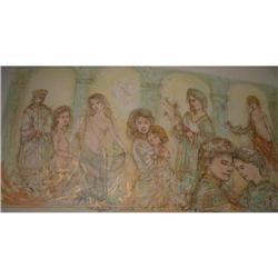 Solomon's Court   litho by Edna Hibel #951520