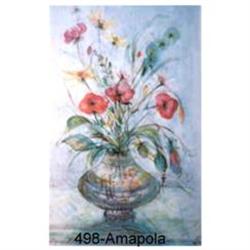 Amapola Gorgeous Flowers   Lithograph by  Edna #951526