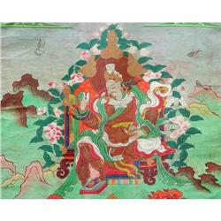 ANTIQUE TIBETAN THANGKA PAINTING OF DEITIES #951552