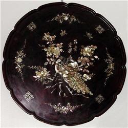 KOREAN ANTIQUE MOTHER-OF-PEARL INLAID WALL #951558