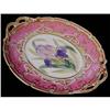 Image 1 :   Art Nouveau Oval Footed Plate "Iris" #951600