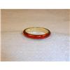 Image 1 : 18K Hidalgo Textured Insert Red Enameled  Ring #951943