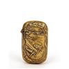 Image 1 : Old Japanese Gilt Metal Dragon Match Safe #952007
