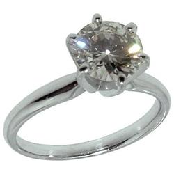 1.25 carat F VVS1 solitaire diamond engagement #952412