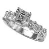 Image 1 : ASSCHER CUT DIAMOND RING asscher diamond #952414