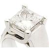 Image 1 : 1.51 carat PRINCESS CUT solitaire diamond ring #952421