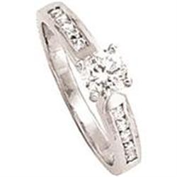 Solitaire ring 2 ct Diamond CENTER solitaire #952426