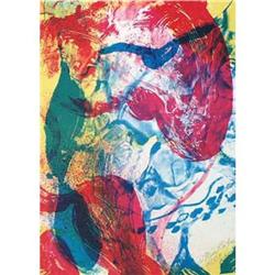 ALICE BABER ABSTRACT COLOR LITHOGRAPH #957983