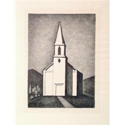 JULIUS BLOCH ED 50 MOONLIGHT LITHOGRAPH #957990