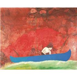 DAVID TRUE 1988  ACRYLIC PAINTING #957991