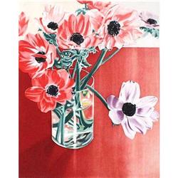 CAROLYN BRADY ED 50 FLORAL AQUATINT #957994