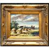Image 1 : OIL:FABULOUS PAINTING OF COUNTRY WITH HAYSTACK #958012