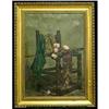 Image 1 : ROMANTIC STILL LIFE OF THE XIX CENTURY. OIL ON #958026