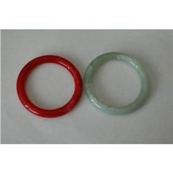 Two Fine Chinese Jade Bracelet. #958175