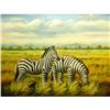 Original Oil Painting "Zebras" #958183