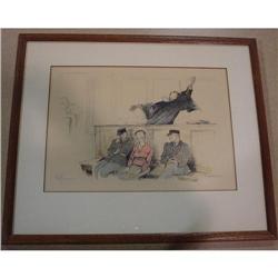 French Courtroom Le Pathetique Print--Perfect #958212