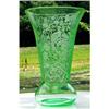 Image 1 : Peacock and Wild Rose 12in Flared Vase #958368