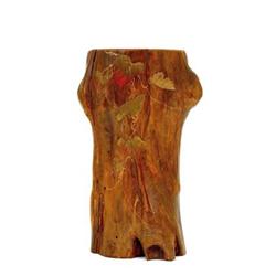 Old Japanese Bark Tree Lacquer Wood Ikebana #958644