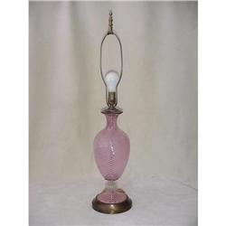 Pink Swirl Lamp Sku1690 #958742