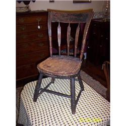 Slat-back (Arrow-back)  Windsor side chair #958766