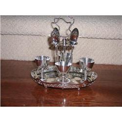 English Silverplate Egg Caddy #958778